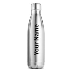 Customized 1000ml stainless steel insulated bottle with personalized name