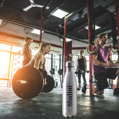 Customized 750ml insulated stainless steel bottle with custom your name print