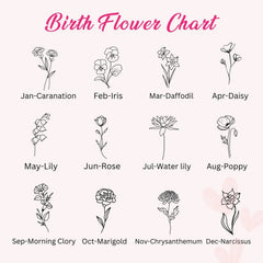 1200ml Customized Tumbler with Name & Special Birth Flower