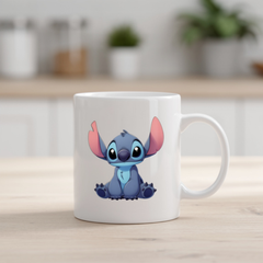 Stitch Cartoon Coffee Mug – Cute Printed Ceramic Mug for Kids & Girls | Fun Character Cup for Daily Use & Gifting