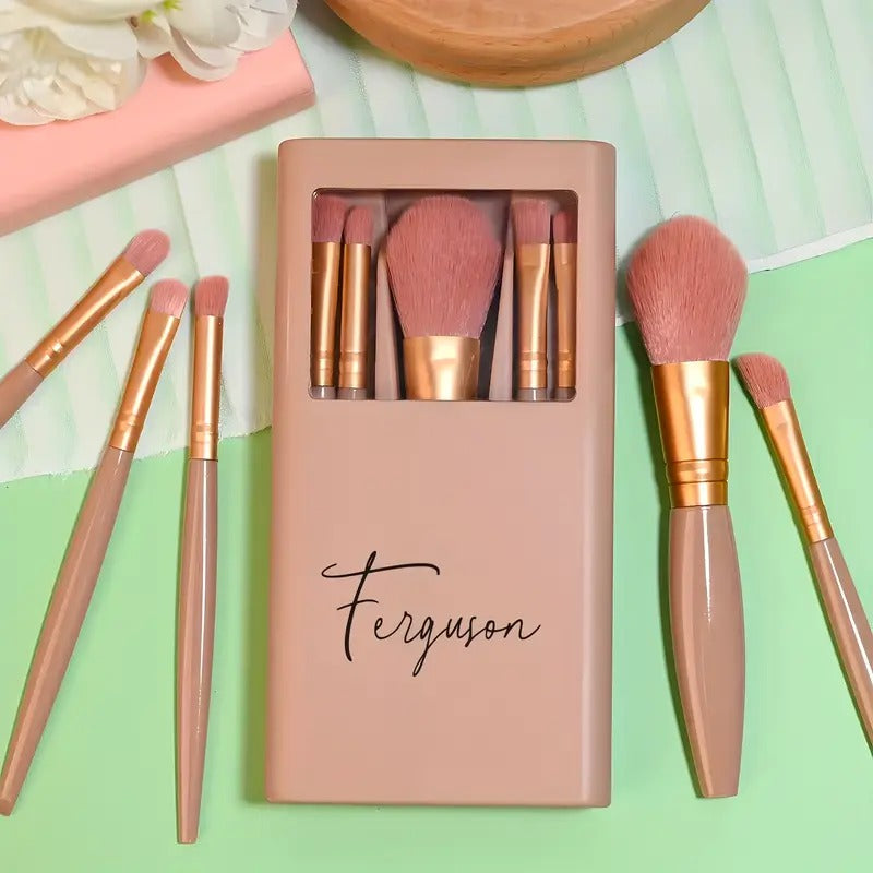 Customized Personalized Name Makeup Brushes, Personalized Makeup Brushes with Boxes, Bridesmaid Gifts, Gifts for Her, Bridesmaid Gifts, Travel Makeup, Mom Gifts