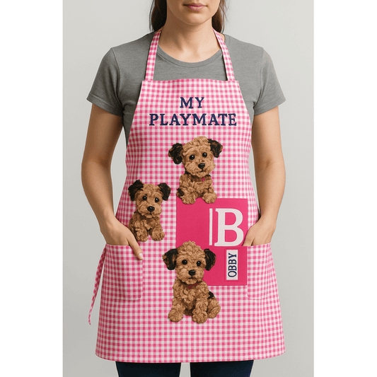Adorable Dog-Themed Apron