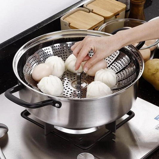 SS Folding Steamer Basket Big (10 Inch)