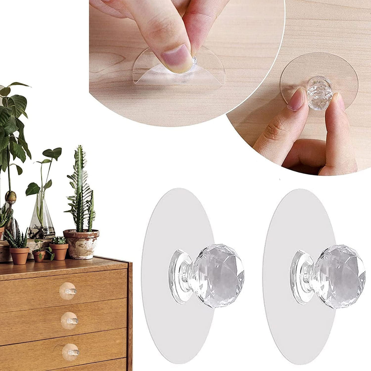 10Pcs Diamond Suction Hook