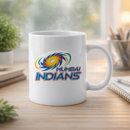 Cricket Team Logo Coffee Mug – Printed Ceramic Mug for Cricket Fans | Sports Theme Cup for Home, Office & Gifting