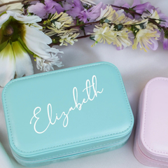 Customised Jewellery Box – Large Capacity Jewelry Organizer with Your Name (Random Box)
