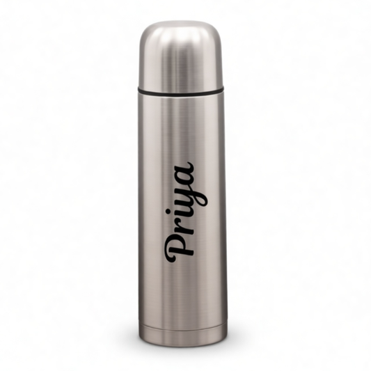 Customized 1000ml Bullet Style Stainless Steel Flask – Personalized Name Insulated Water Bottle