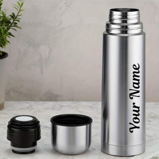 Customized 1000ml Bullet Style Stainless Steel Flask – Personalized Name Insulated Water Bottle