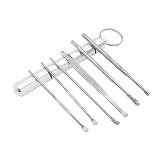 Customized Stainless Steel Earwax Removal Kit – Custom Your Name in Ear Cleaning Tools case