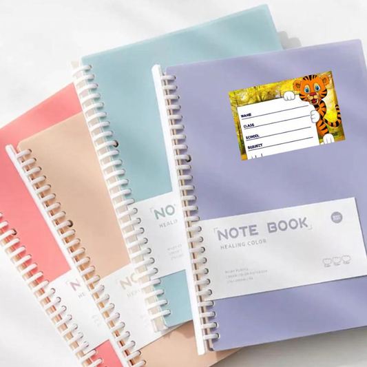 Cute Tiger-Themed Personalized School Name Stickers (24 Pcs) – Custom Name Labels for Kids | Waterproof Notebook, Book & Bottle Tags