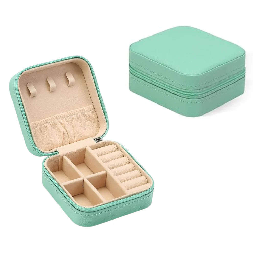 Customised Jewellery Box - Portable Mini Travel Jewellery Box - Acrylic Name - Random color