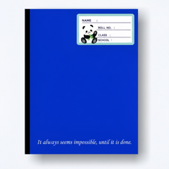 Panda Themed School Name Labels – Personalized Book Stickers with Pandas | Waterproof Kids Name Stickers for School Supplies (Pack of 24)