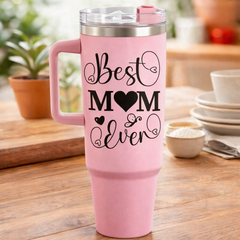 Personalized 1200ml Tumbler for Mom with Custom Quotes – Stainless Steel Insulated Bottle | Best Gift for Mother