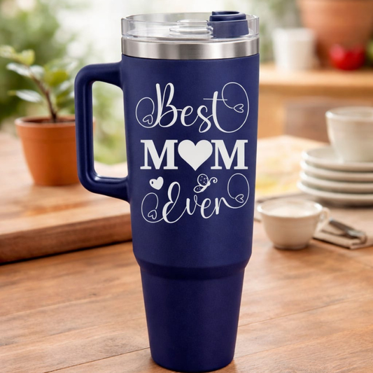 Personalized 1200ml Tumbler for Mom with Custom Quotes – Stainless Steel Insulated Bottle | Best Gift for Mother