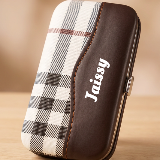 Customized 7-Pcs Stainless Steel Nail Tools Set – Customized Your Name Grooming Kit