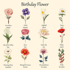 Personalized Birth Flower Jewelry Box – Custom Travel Jewelry Organizer for Mom, Bridesmaid & Birthday Gift for Her (Random Box)